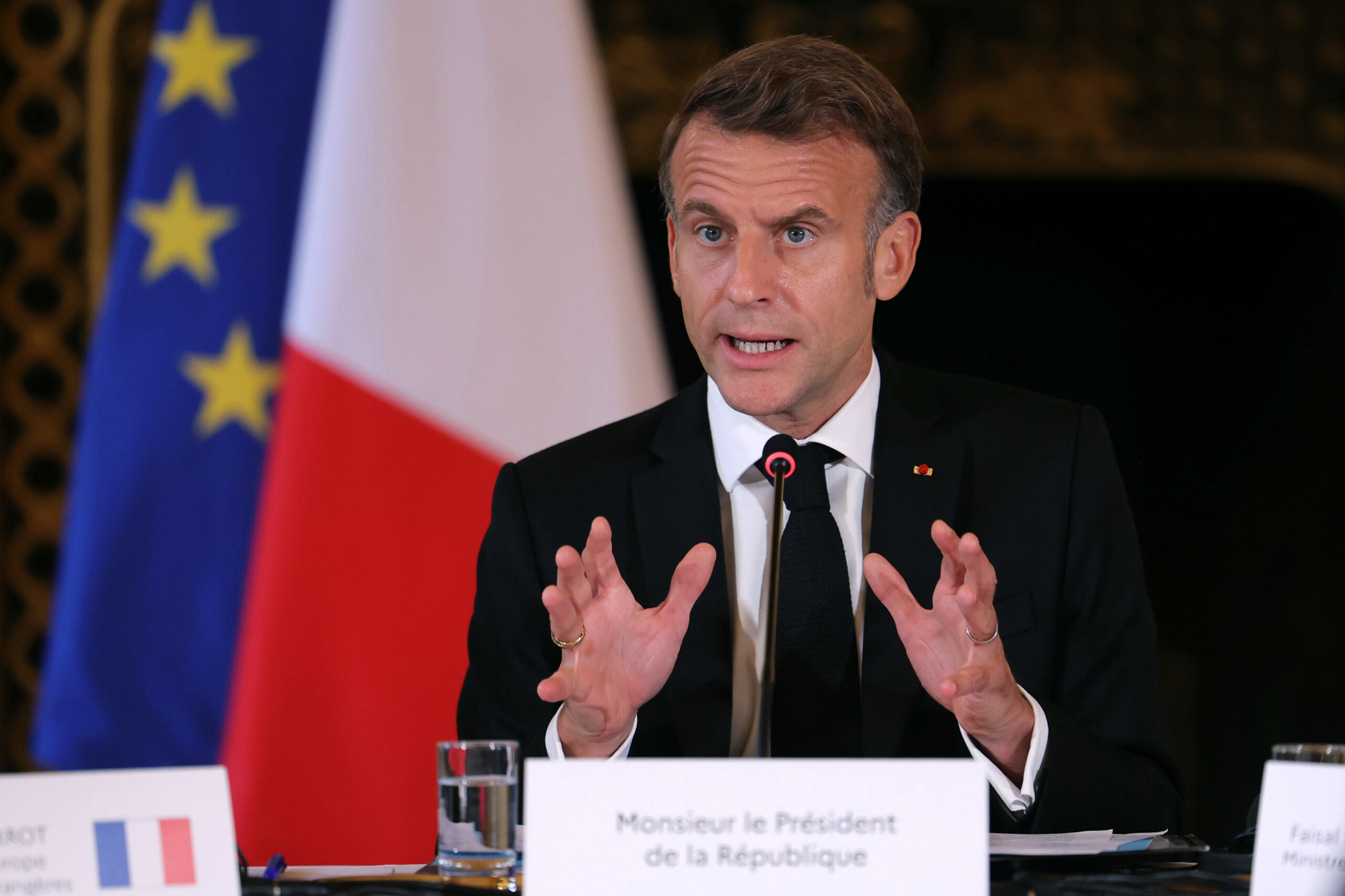 france party leaders visit the elysee palace today excluding rn and la france insoumise scaled