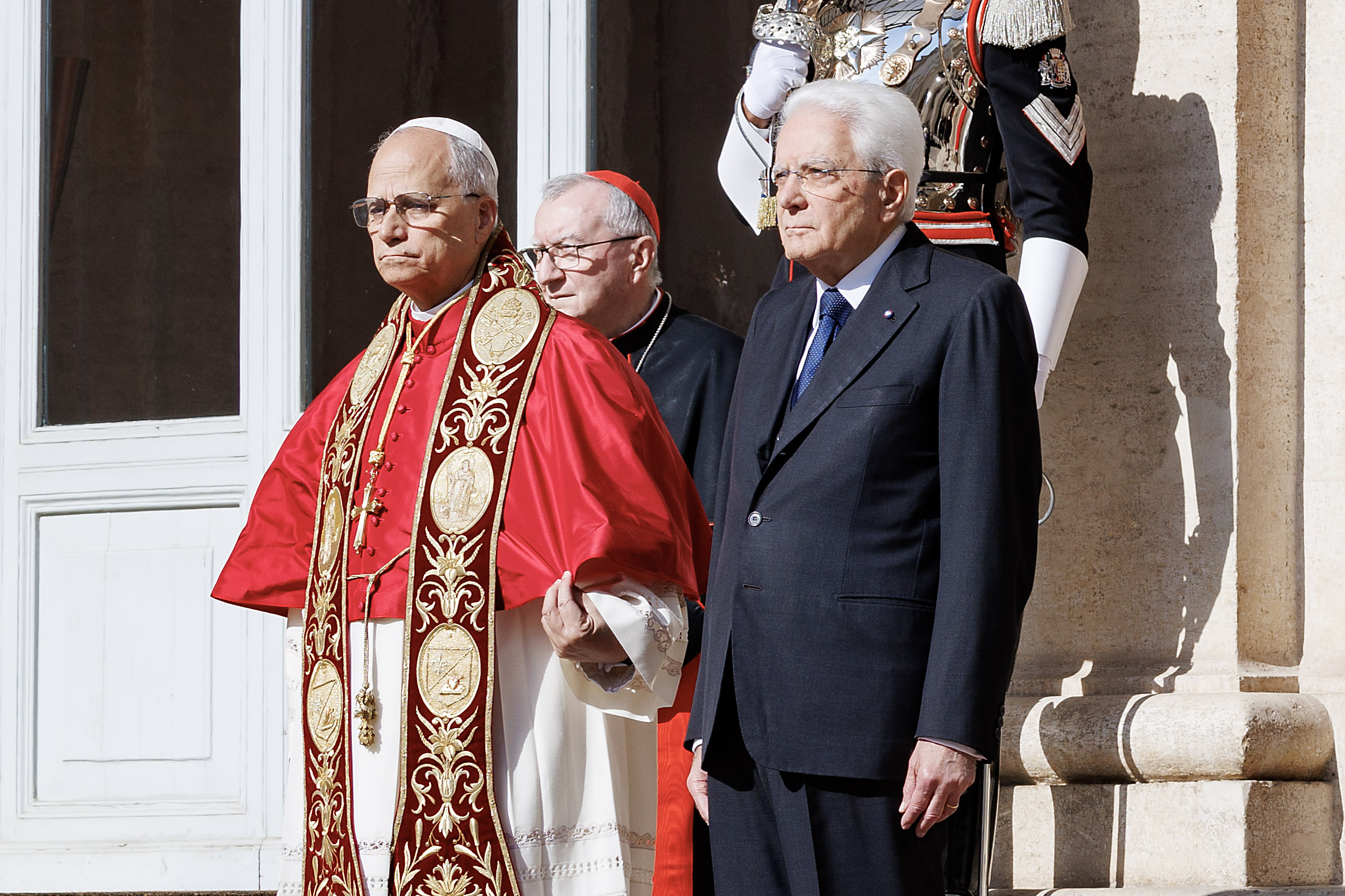 mattarella receives the pope peace and dialogue are shared values at the foundation of the constitution