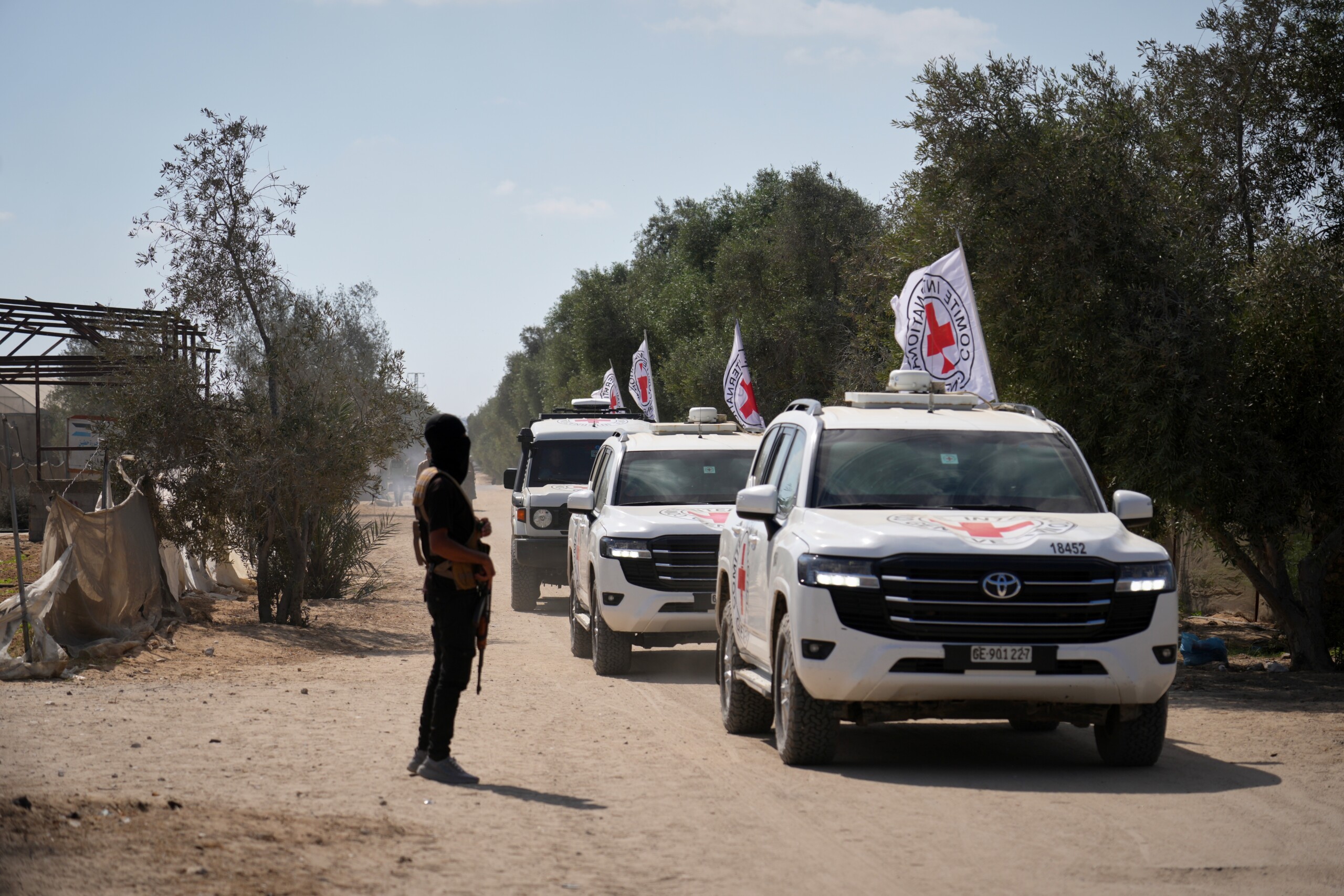 gaza idf red cross has received two hostage coffins scaled