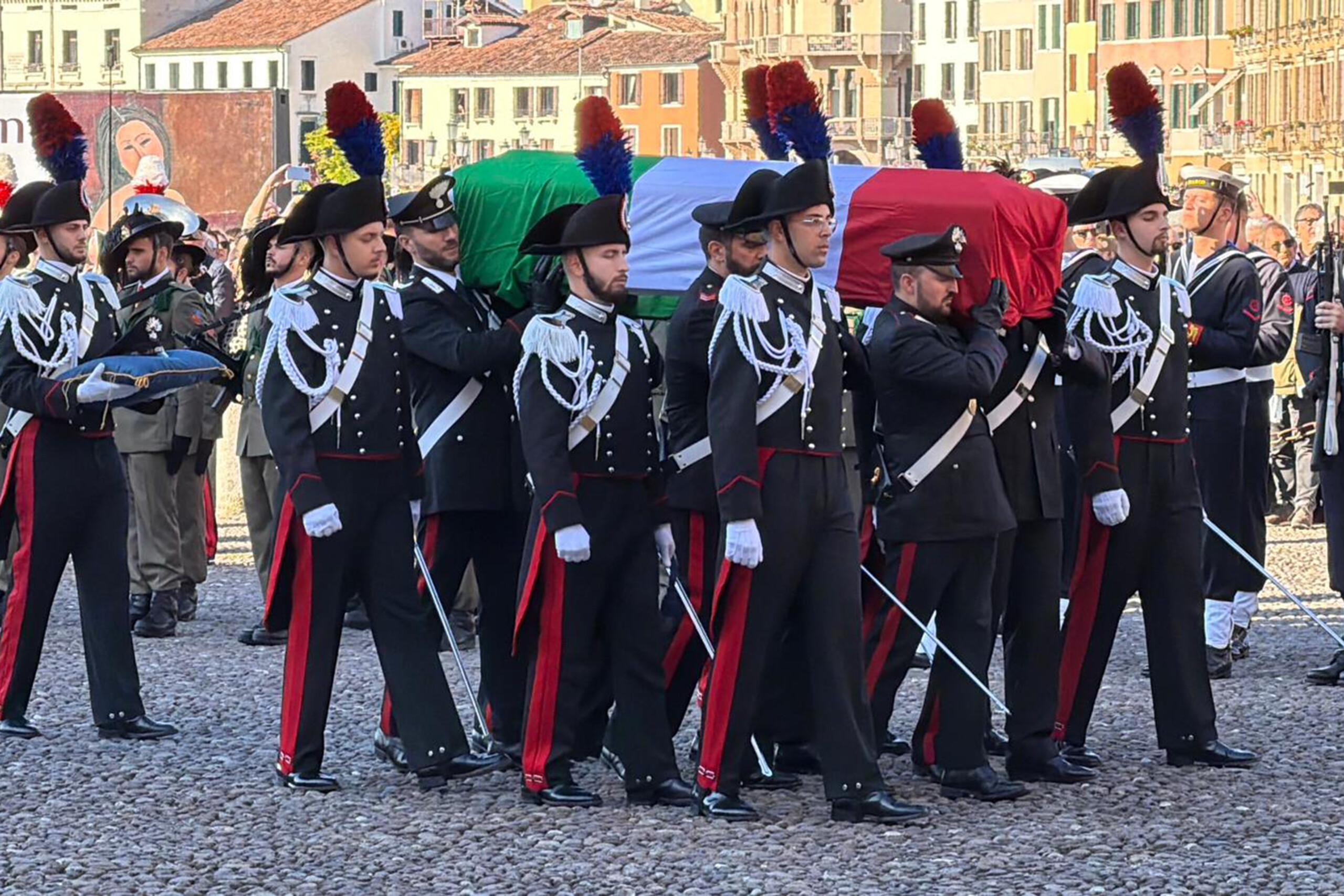farmhouse tragedy funerals of the three carabinieri in padua monsignor saba their death is a harsh and incomprehensible event scaled