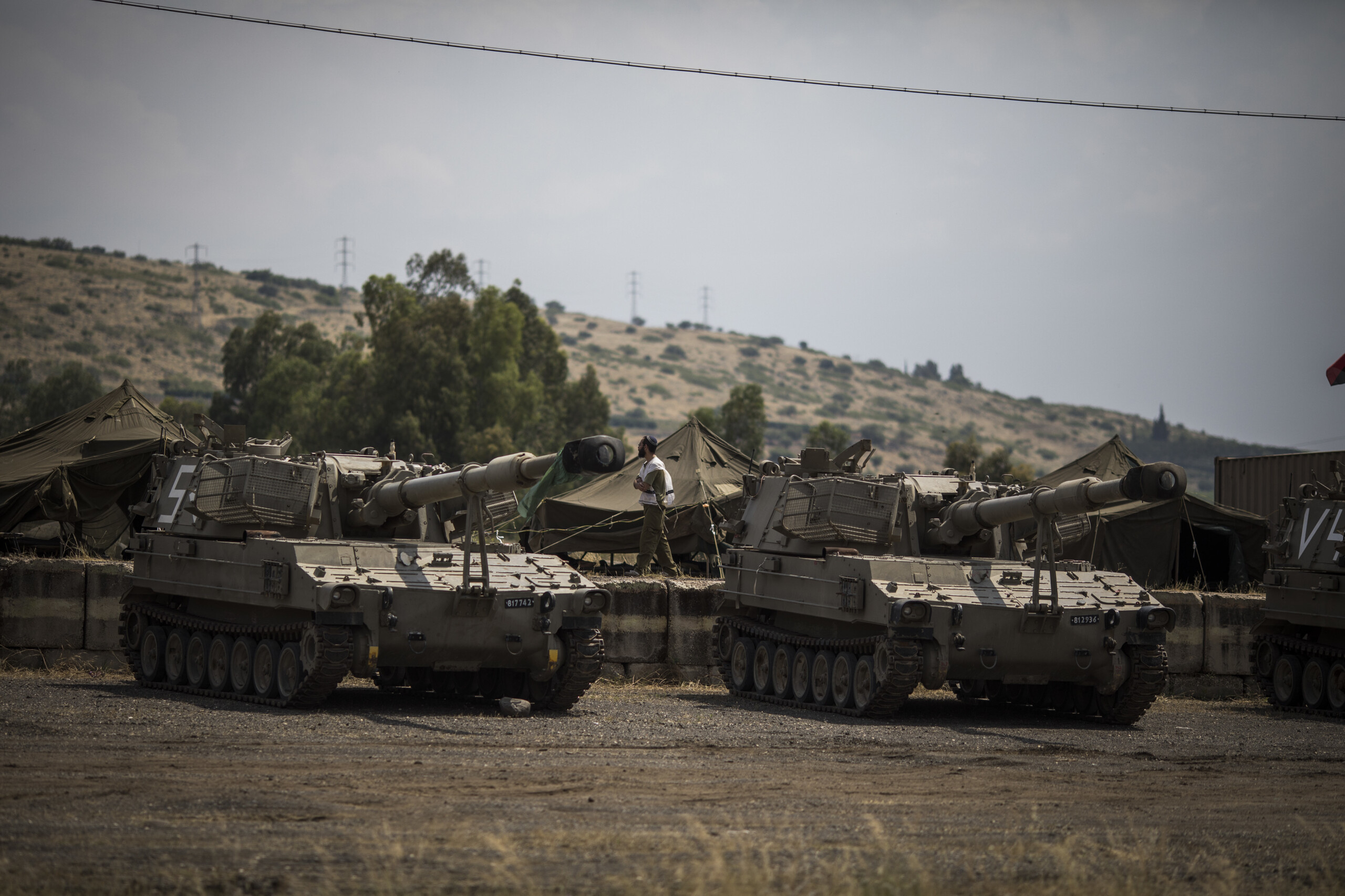 middle east large scale idf military exercise on the border with lebanon scaled