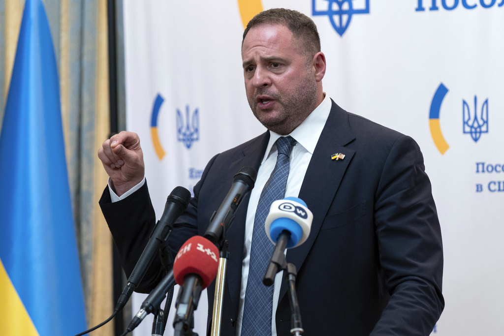 ukraine yermak representatives from germany france and the united kingdom met in geneva