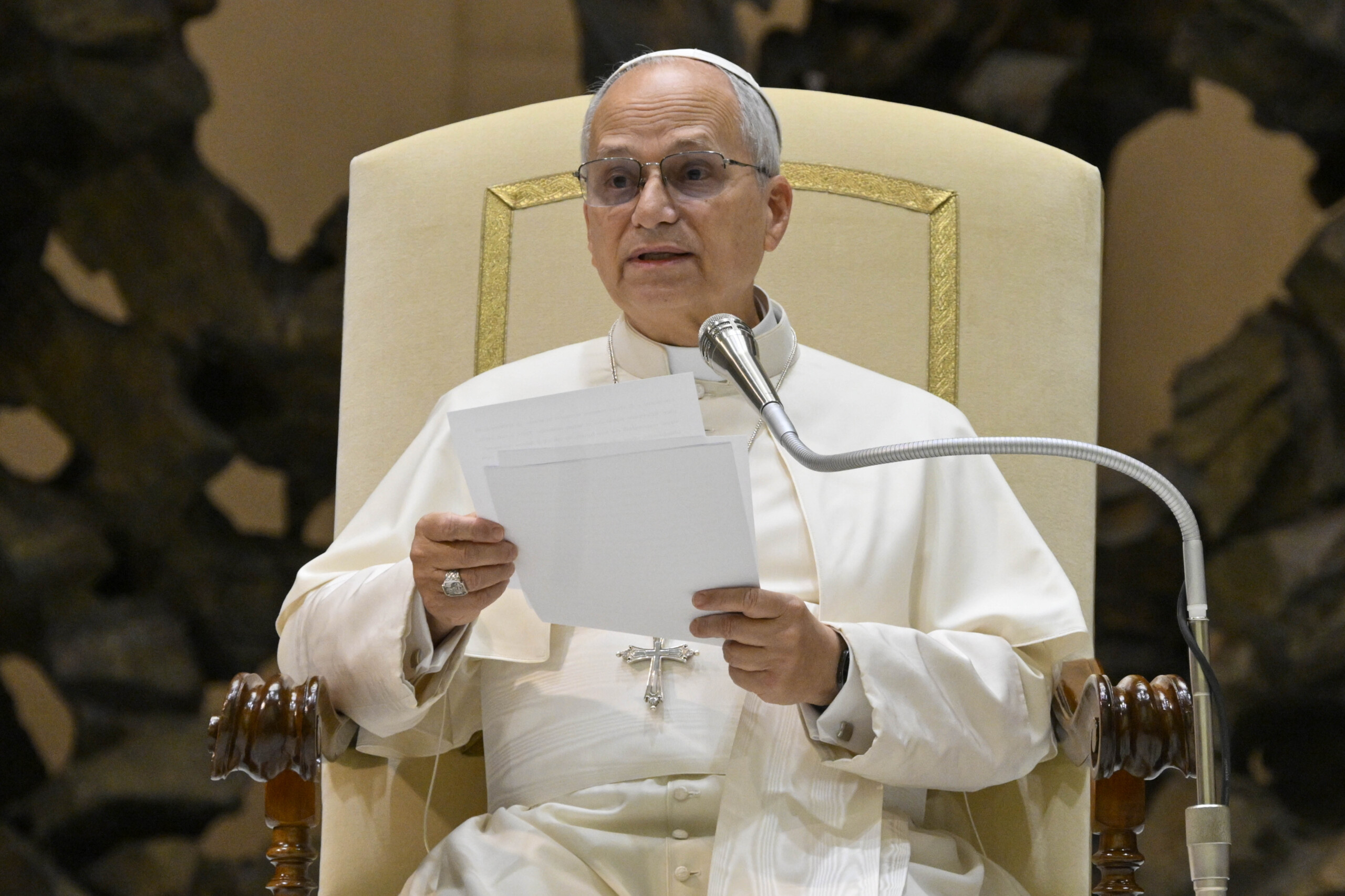 Pope Leo XIV: ‘In dark times, baptism is light; in times of conflict, it is reconciliation.’ 1 pope leo xiv in dark times baptism is light in times of conflict it is reconciliation scaled