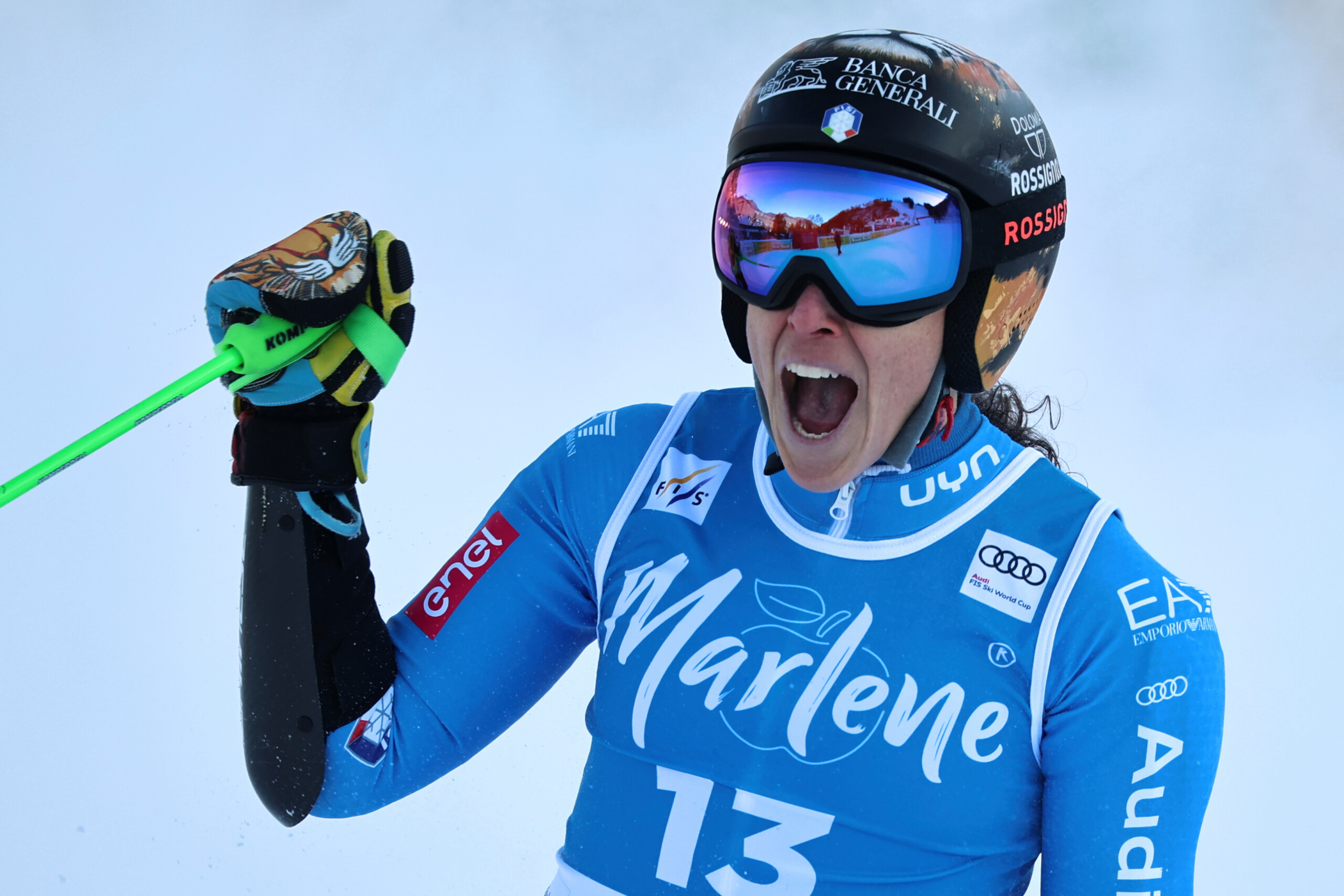 skiing world cup brignone sixth in kronplatz giant slalom scheib wins scaled
