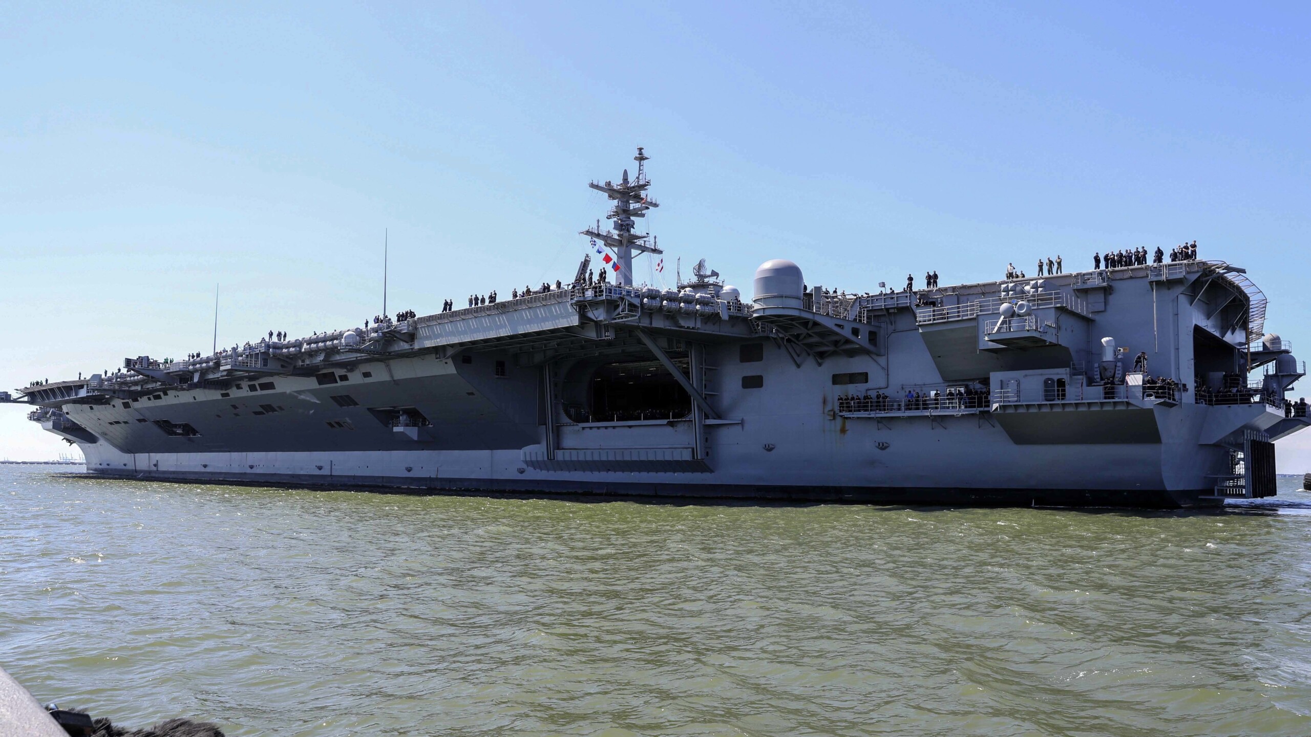 iran media reports lincoln aircraft carrier in centcom area but not yet operational scaled