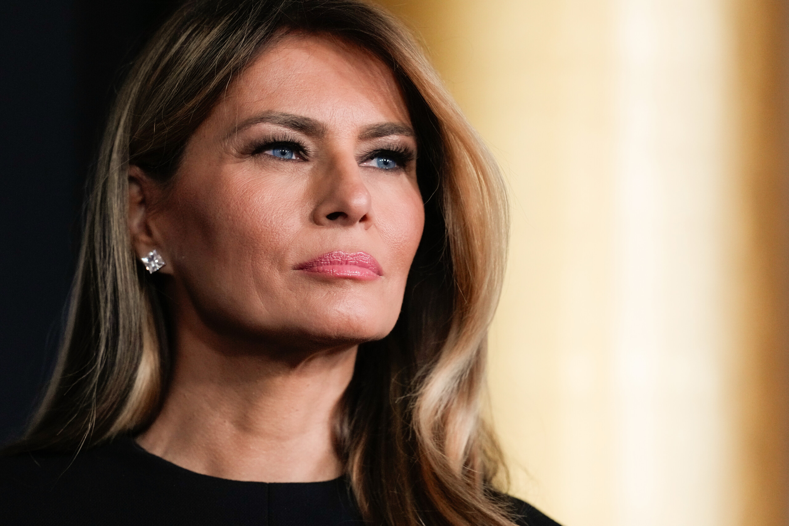 usa melania trump calls for unity protests must be peaceful scaled