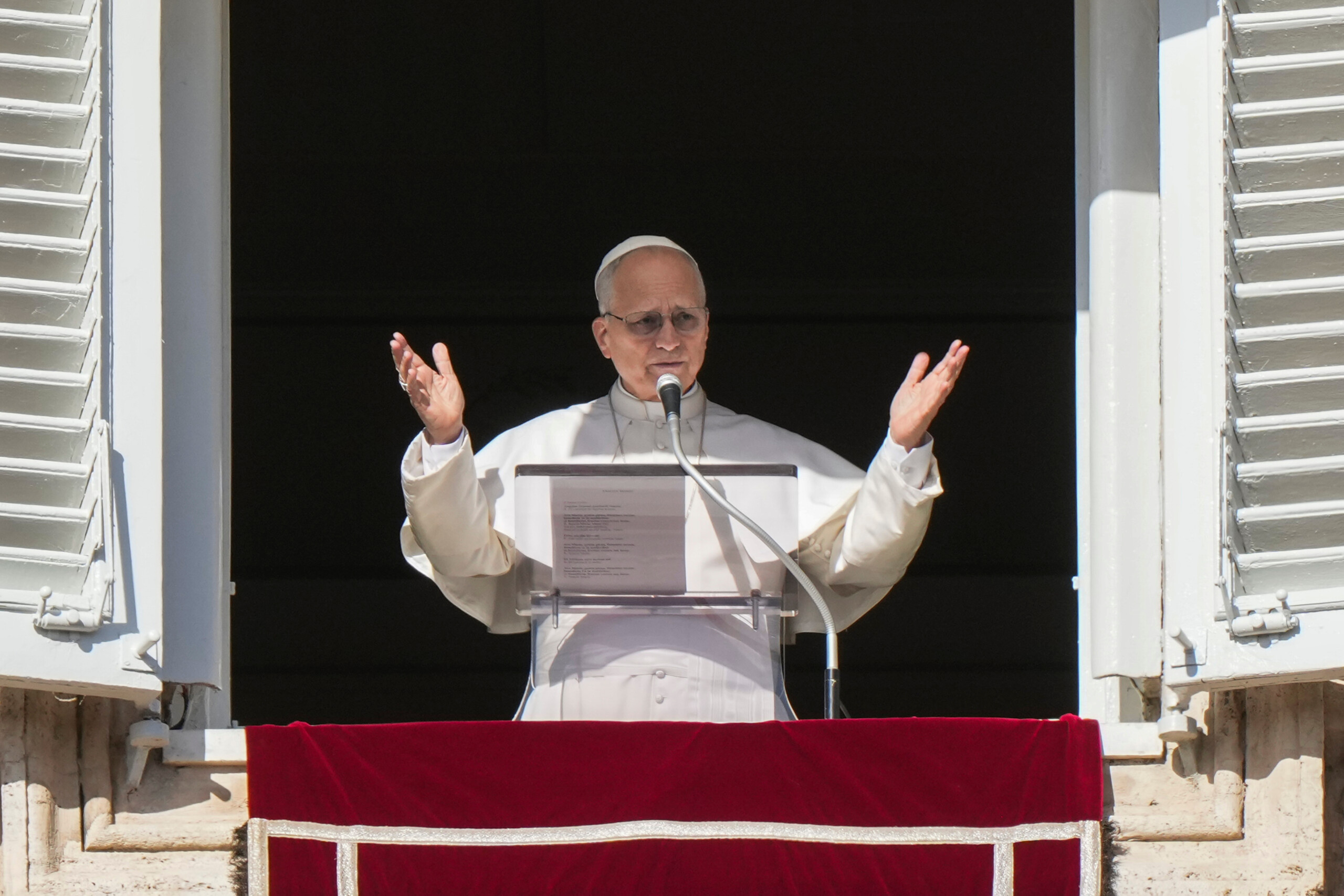 pope no more civilian victims put an end to intolerable injustice scaled