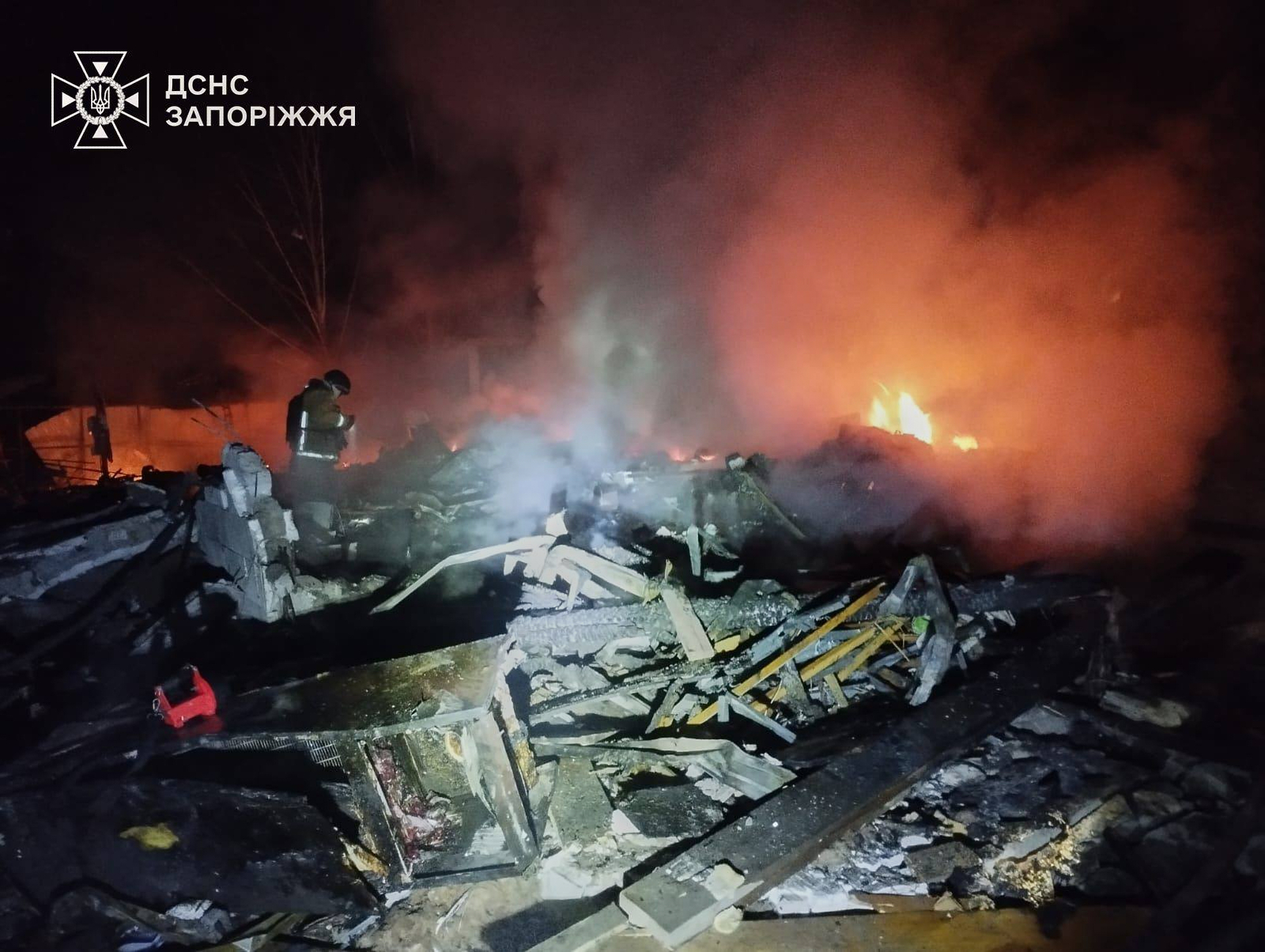 ukraine russian drones over zaporizhzhia four injured including a child