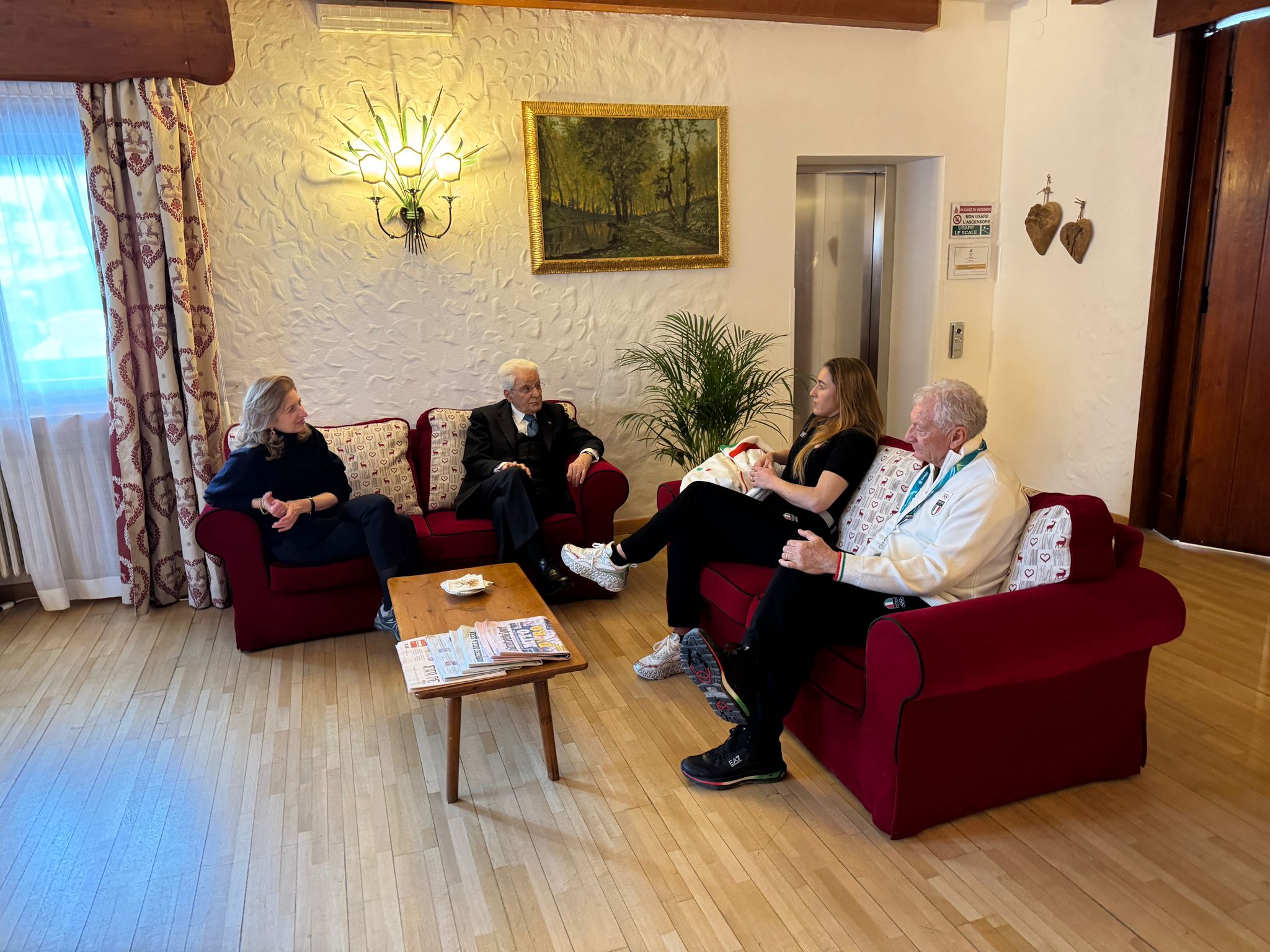 milano cortina goggia visits mattarella in cortina