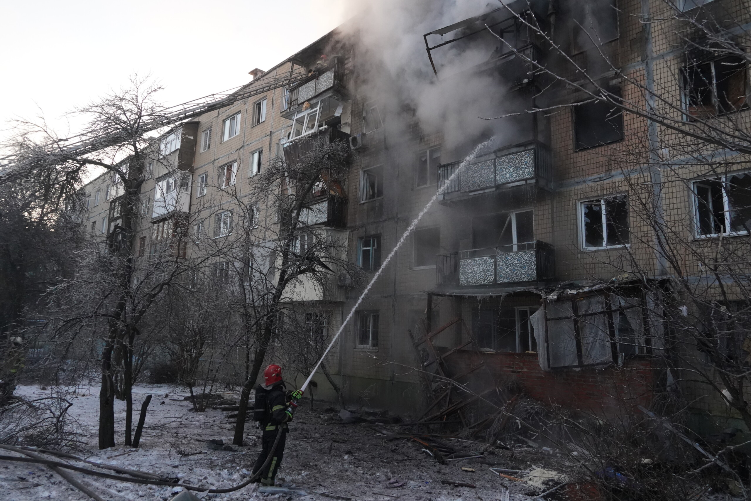 ukraine russian drone attack in kharkiv leaves seven dead including three children scaled