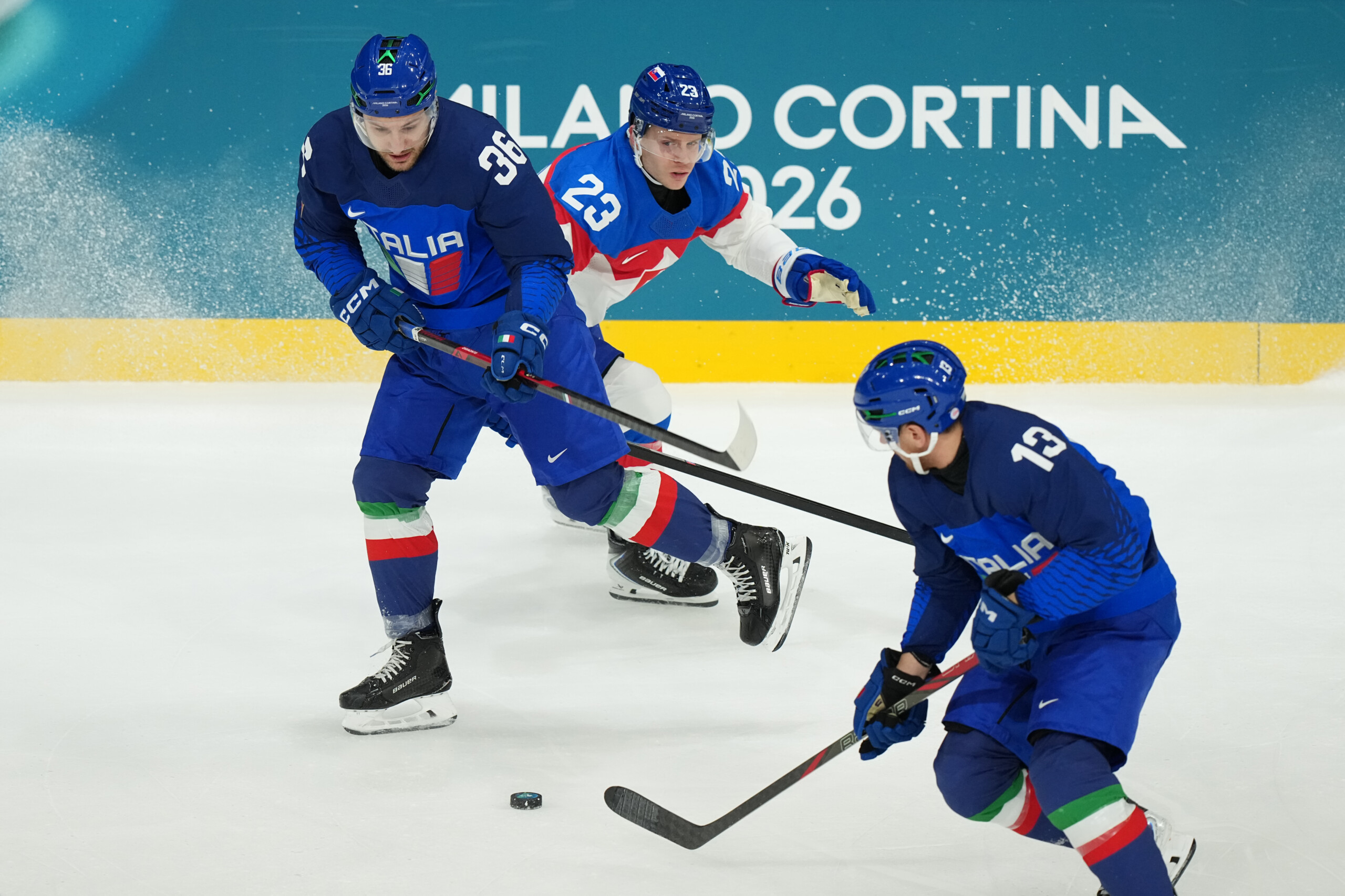 milan cortina mens ice hockey italy defeated by slovakia 2 3 scaled