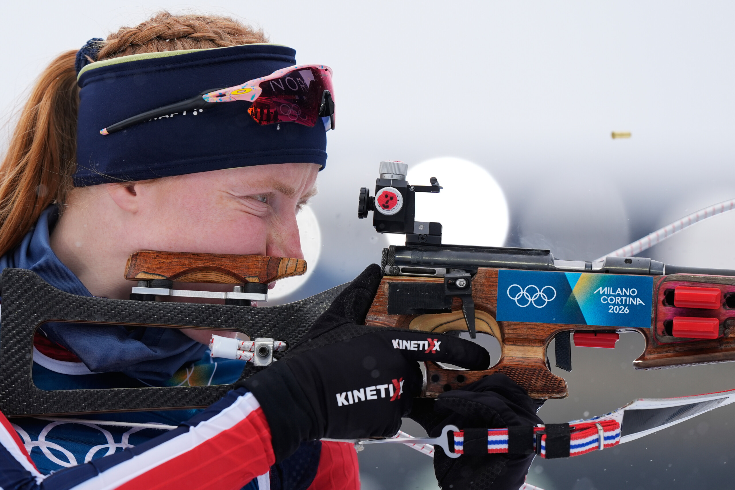 milan cortina biathlon kirkeeide wins womens sprint gold vittozzi fifth scaled