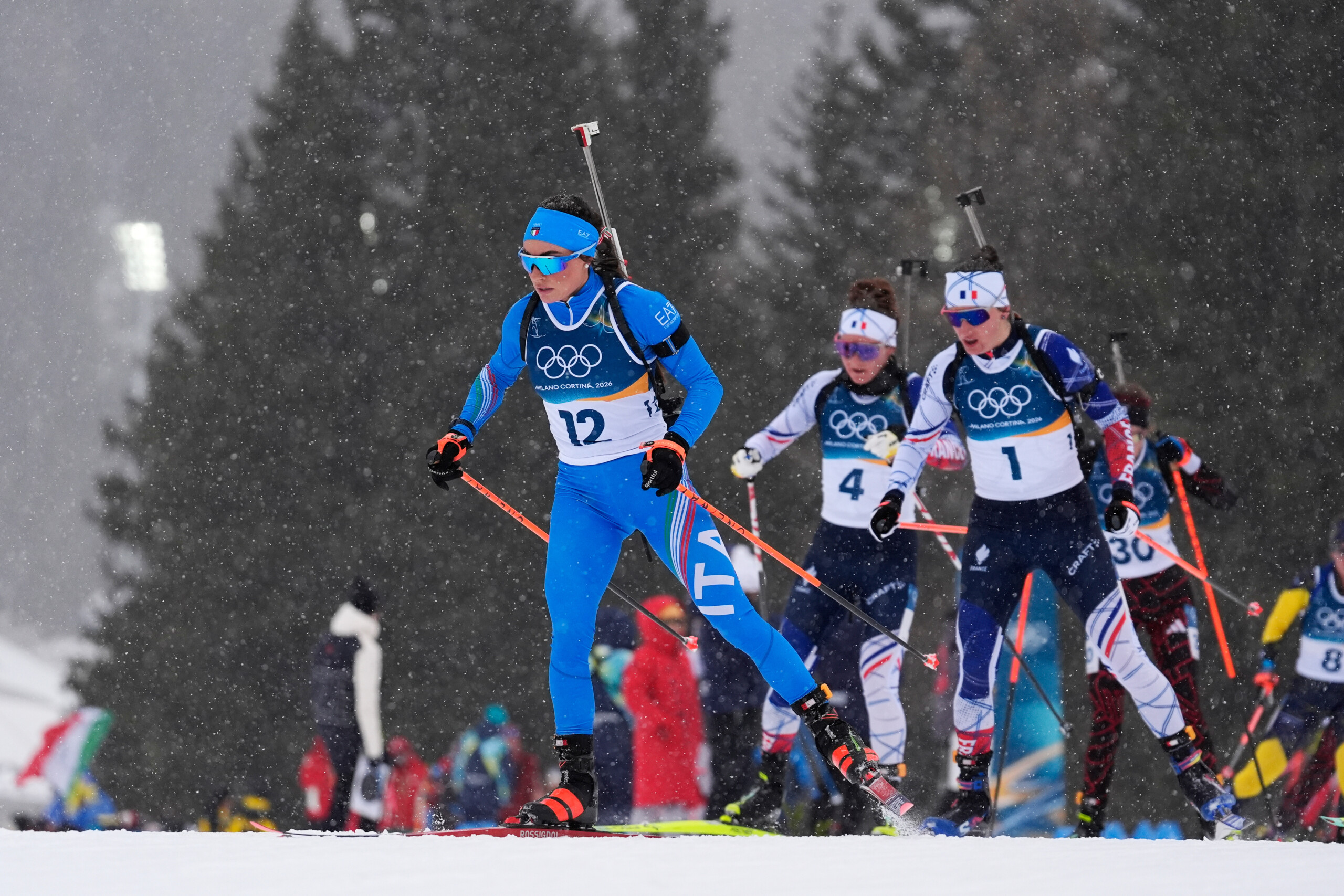 milan cortina biathlon wierer 5th in the mass start double win for france scaled