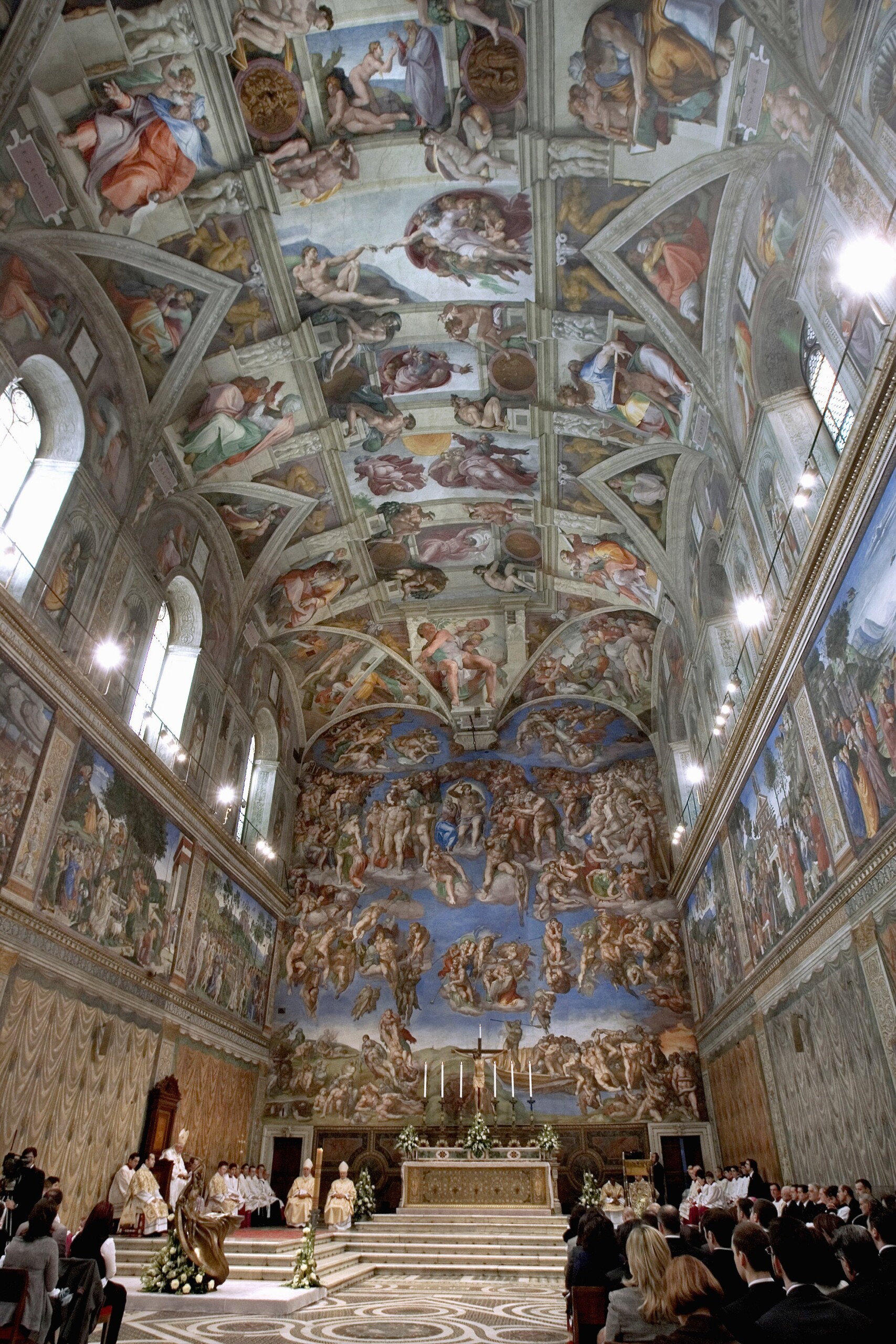 cleaning of michelangelos last judgement begins in the vatican scaled