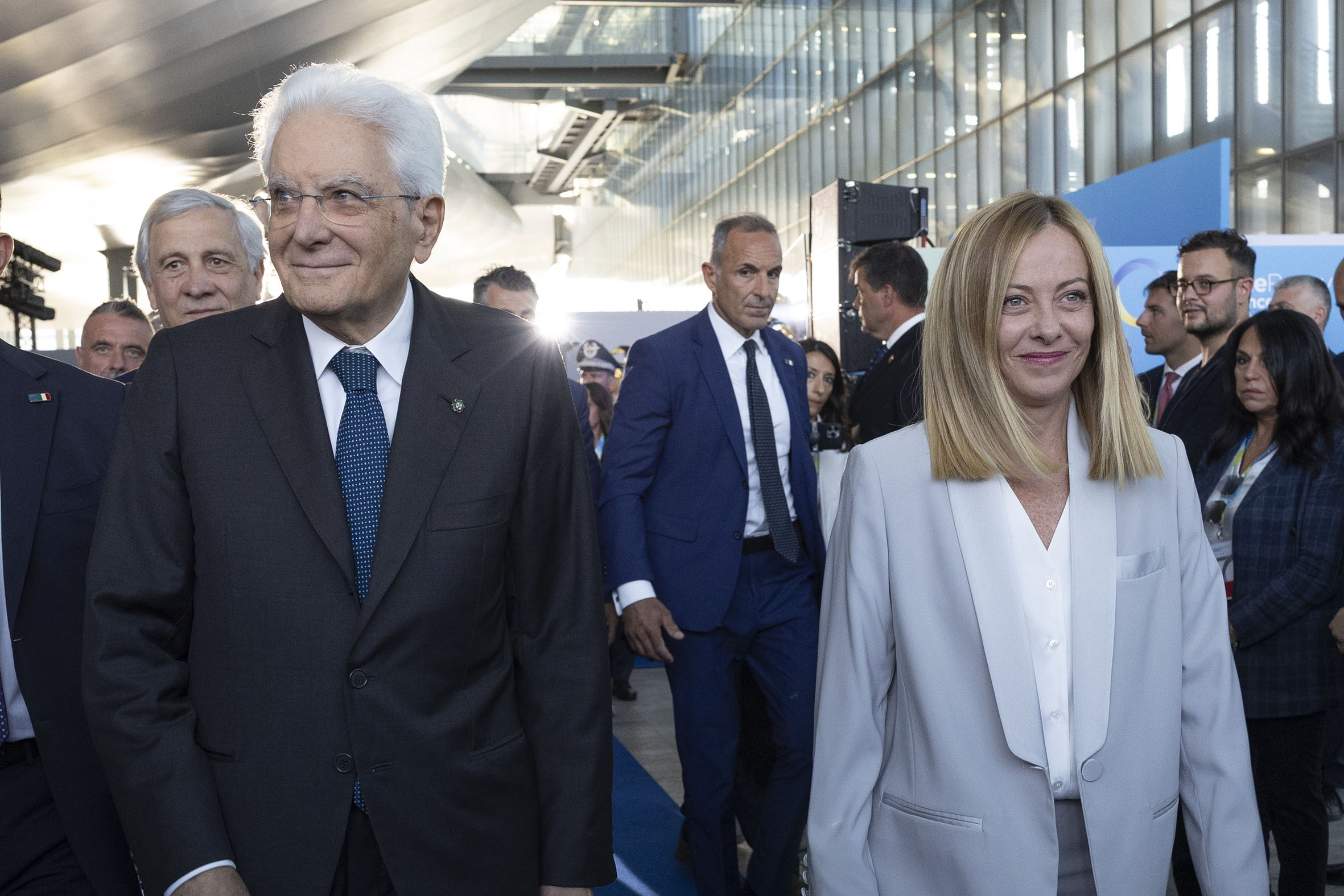 iran meloni updates mattarella on developments