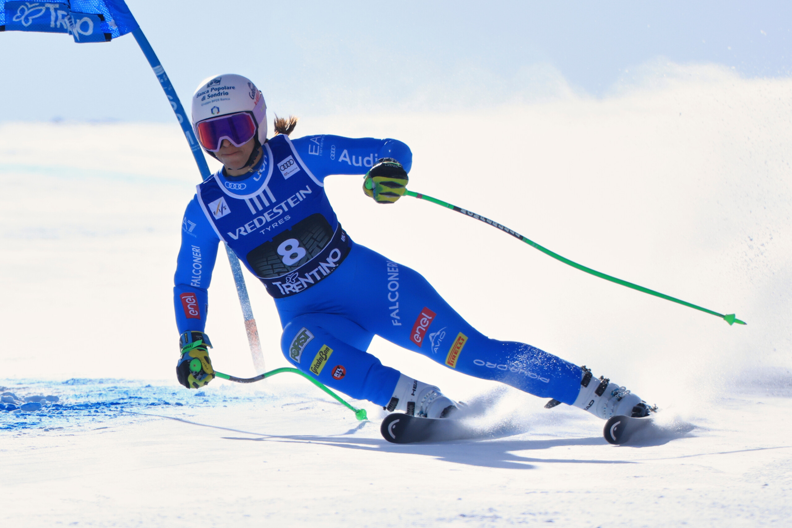 skiing world cup elena curtoni wins super g in val di fassa scaled