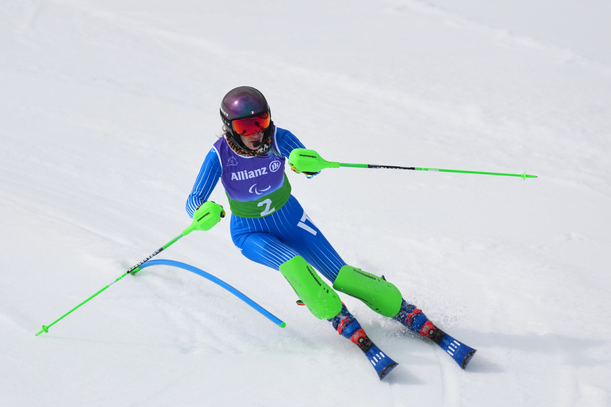 milan cortina paralympics mazzel eliminated in first run of visually impaired slalom scaled
