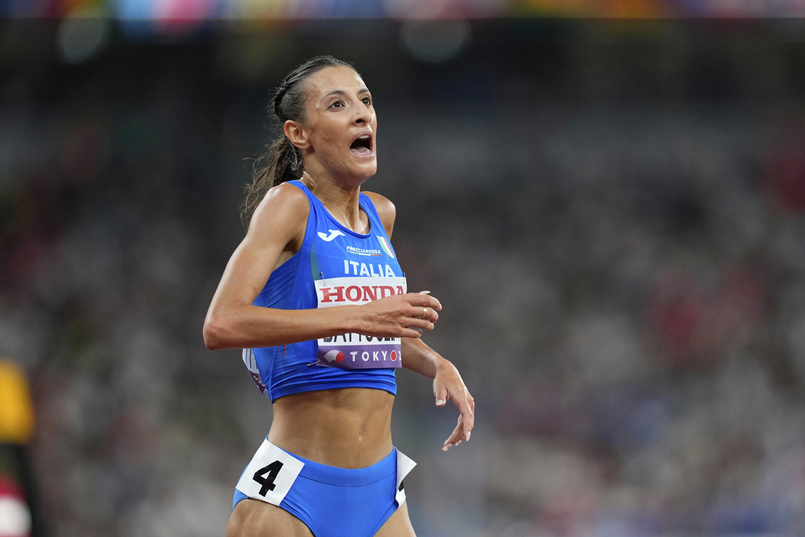 athletics world indoor championships nadia battocletti wins gold in the 3000 metres scaled