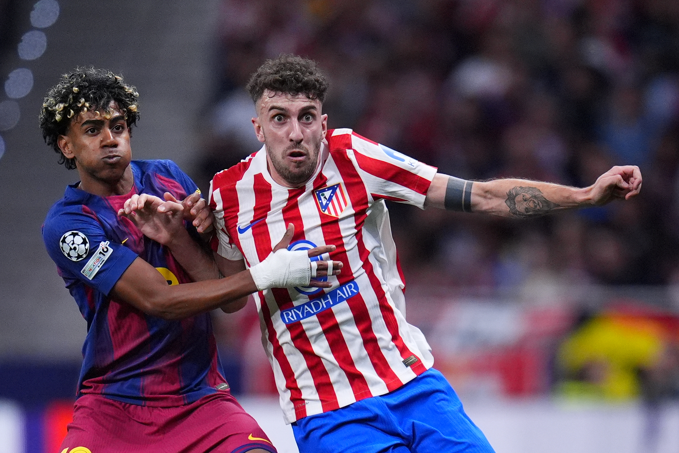 champions league atletico barcelona 1 2 madrid side advances to the semifinals