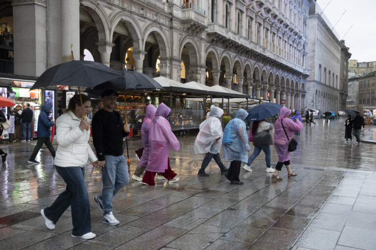 milan storm warning from this evening