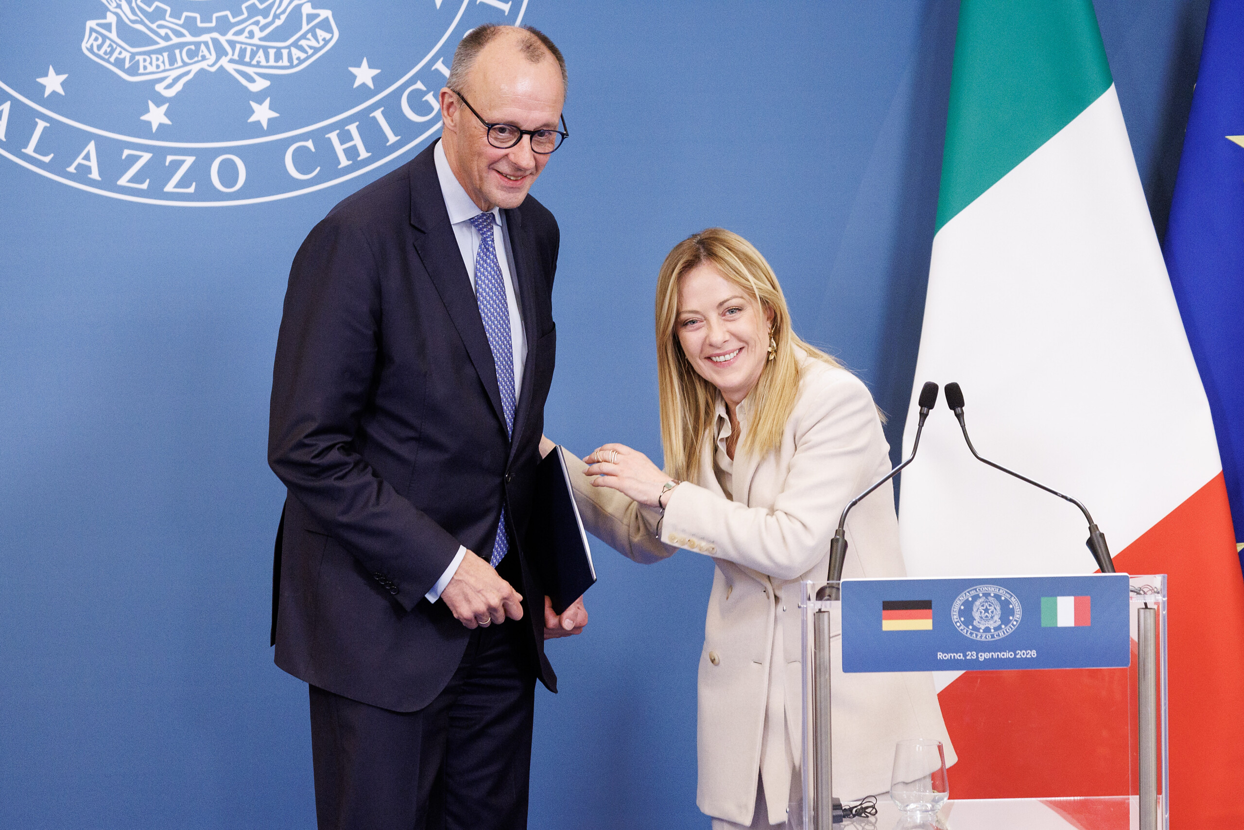 eu meloni and merz hold talks in cyprus focusing on issues of mutual interest scaled