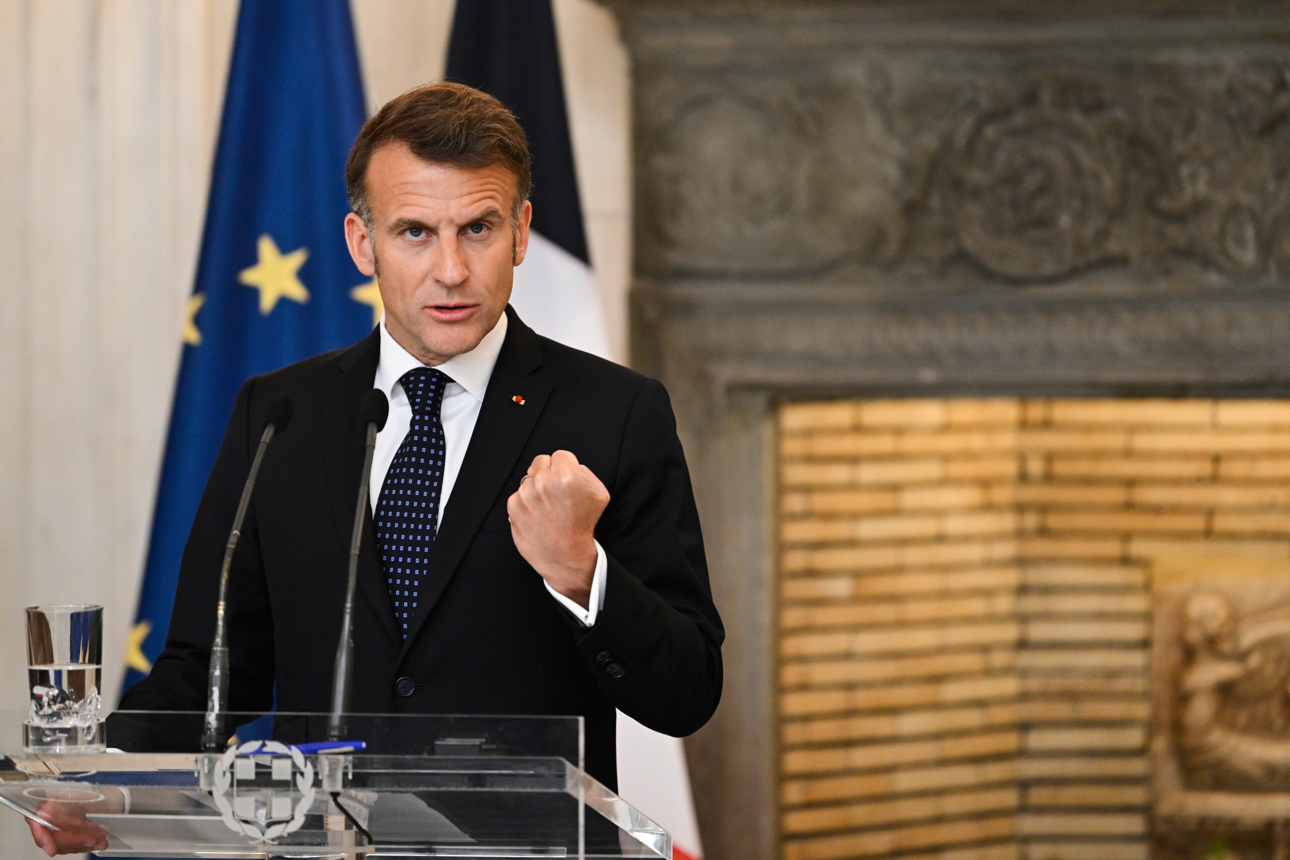 iran macron the strait of hormuz were all in the same boat and we didnt choose it scaled