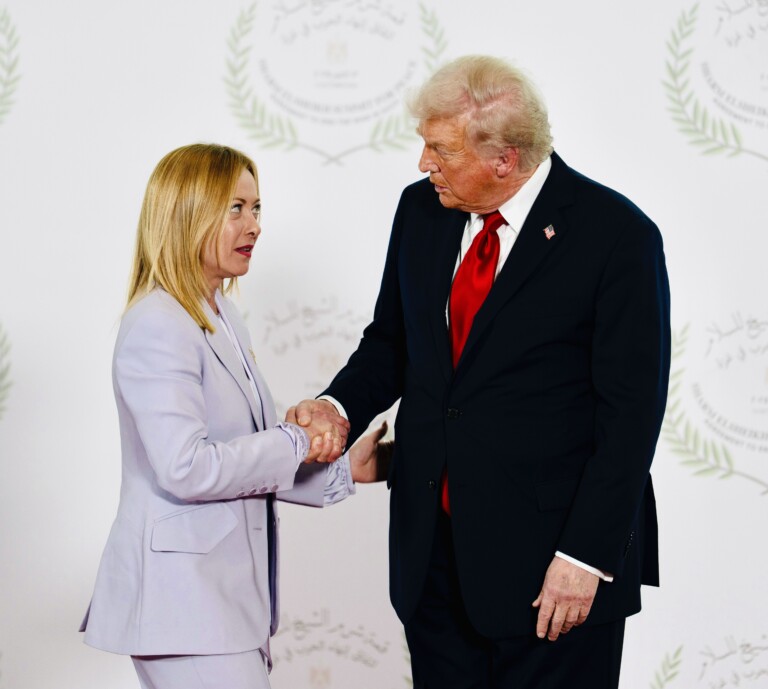 us meloni solidarity with trump there is no place for political hatred in democracies