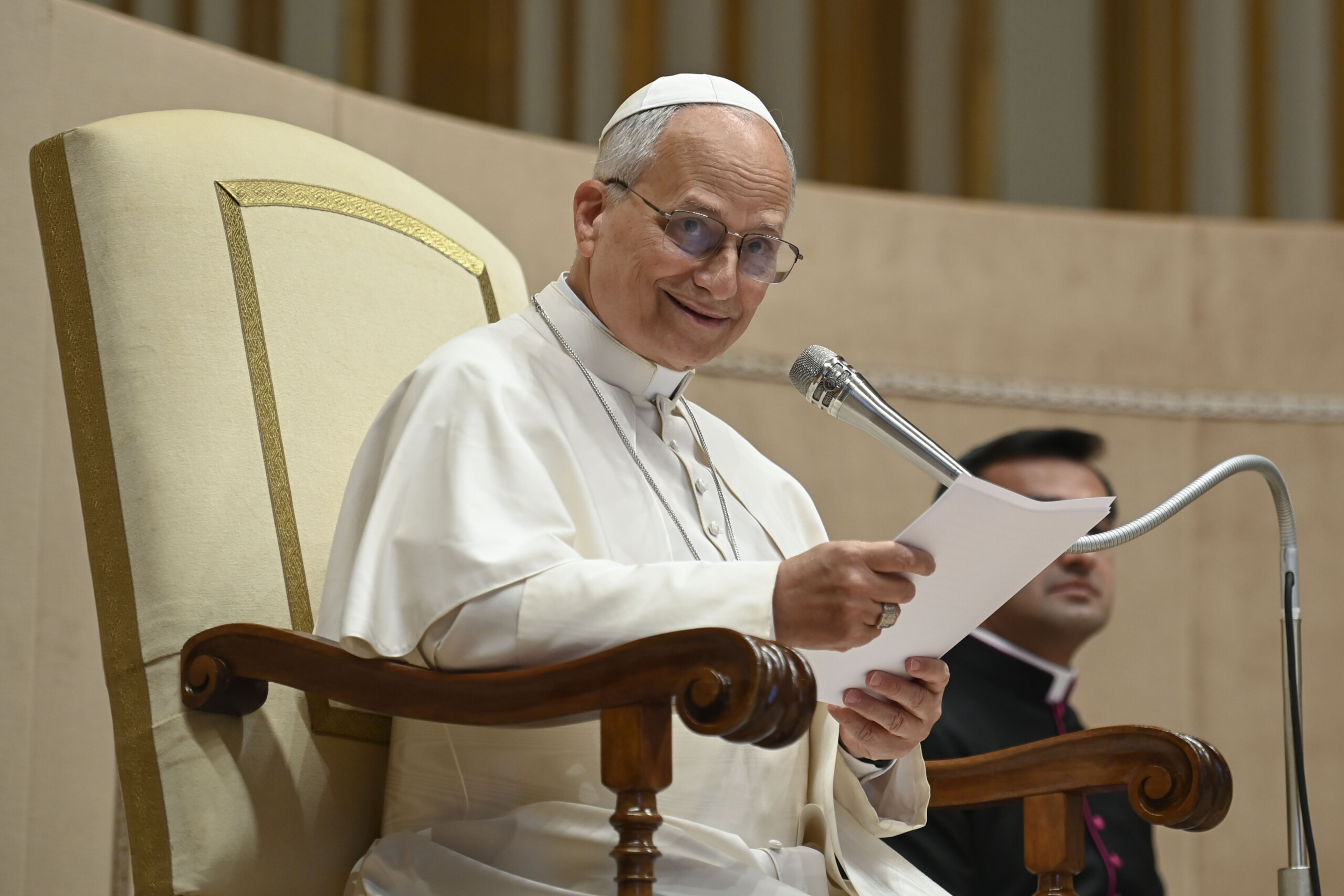 pope leo xiv promoting concrete initiatives is the way to achieve peace scaled