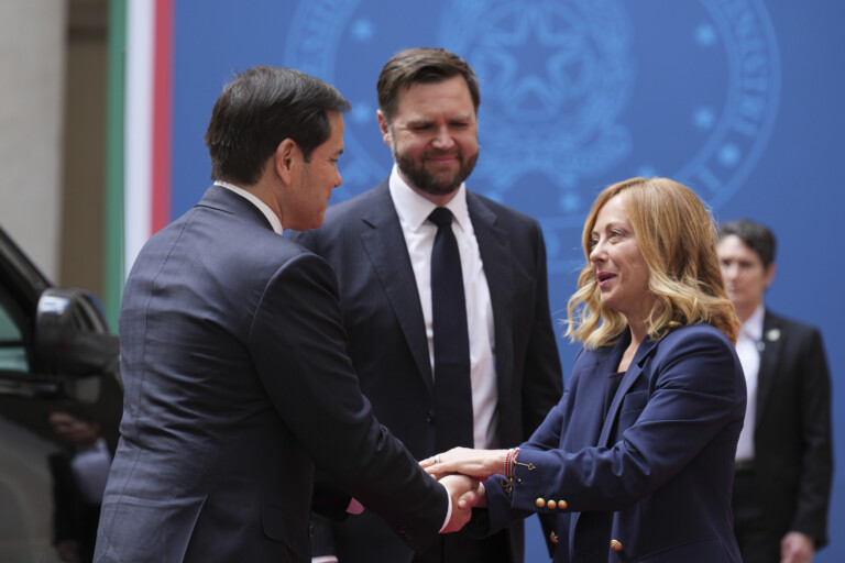 italy us meloni and rubio to meet on friday morning at palazzo chigi