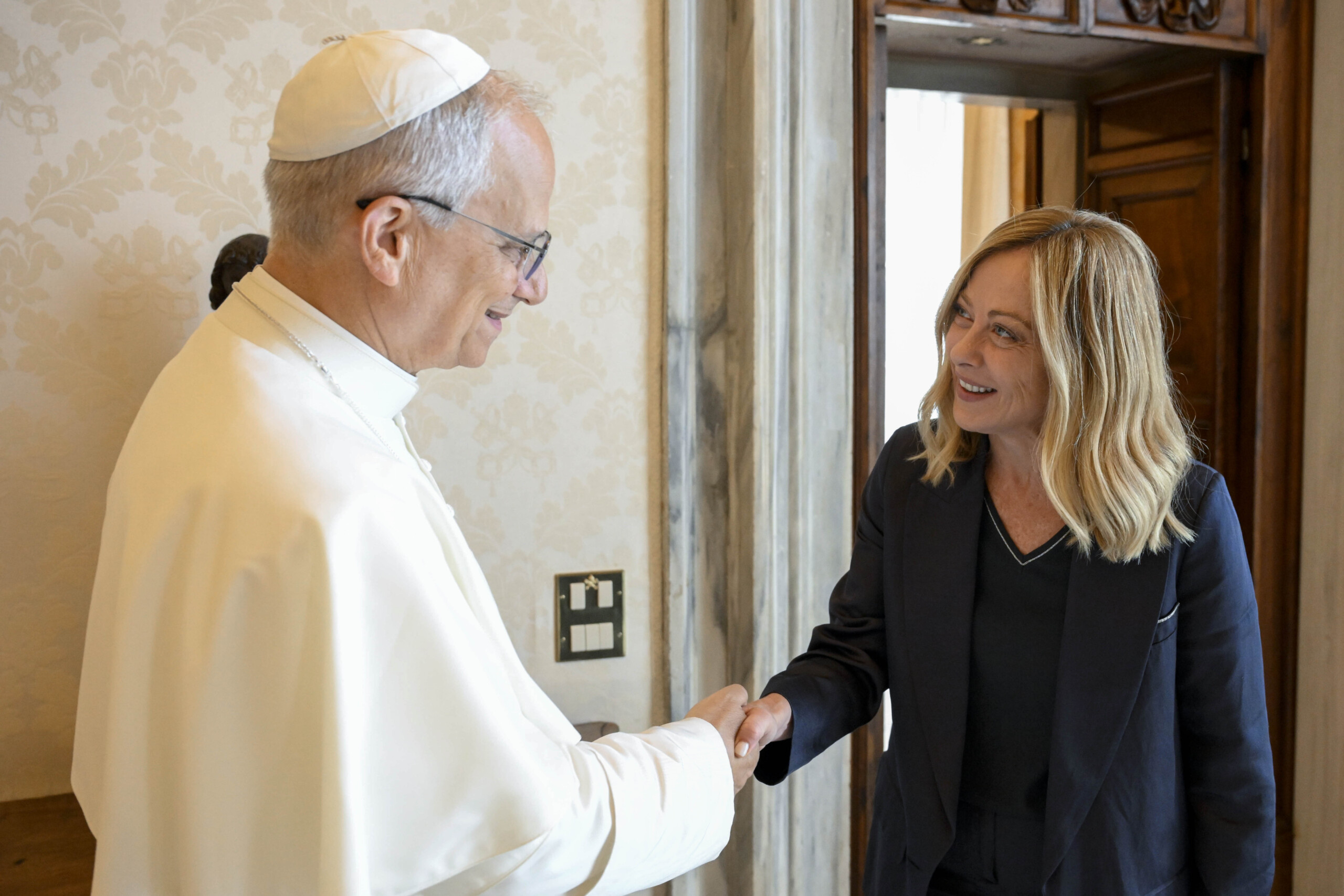 pope leo xiv meloni in these complex times his voice serves as a global point of reference scaled