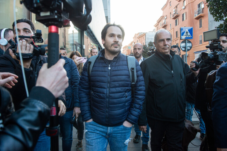 garlasco andrea sempio in rome for expert assessments and a meeting with his defence team