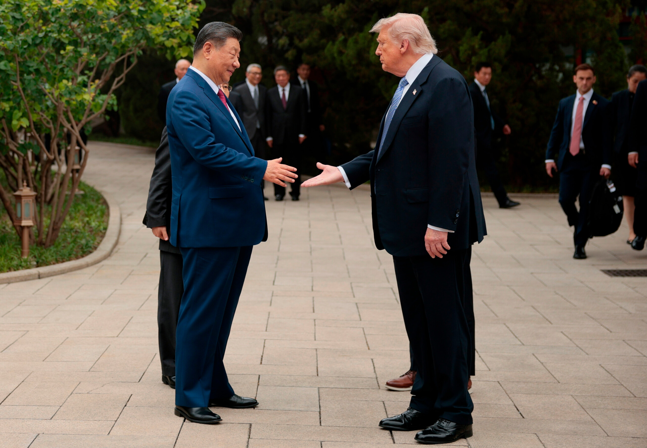 us china xi says trumps visit is historic it has strengthened mutual trust scaled