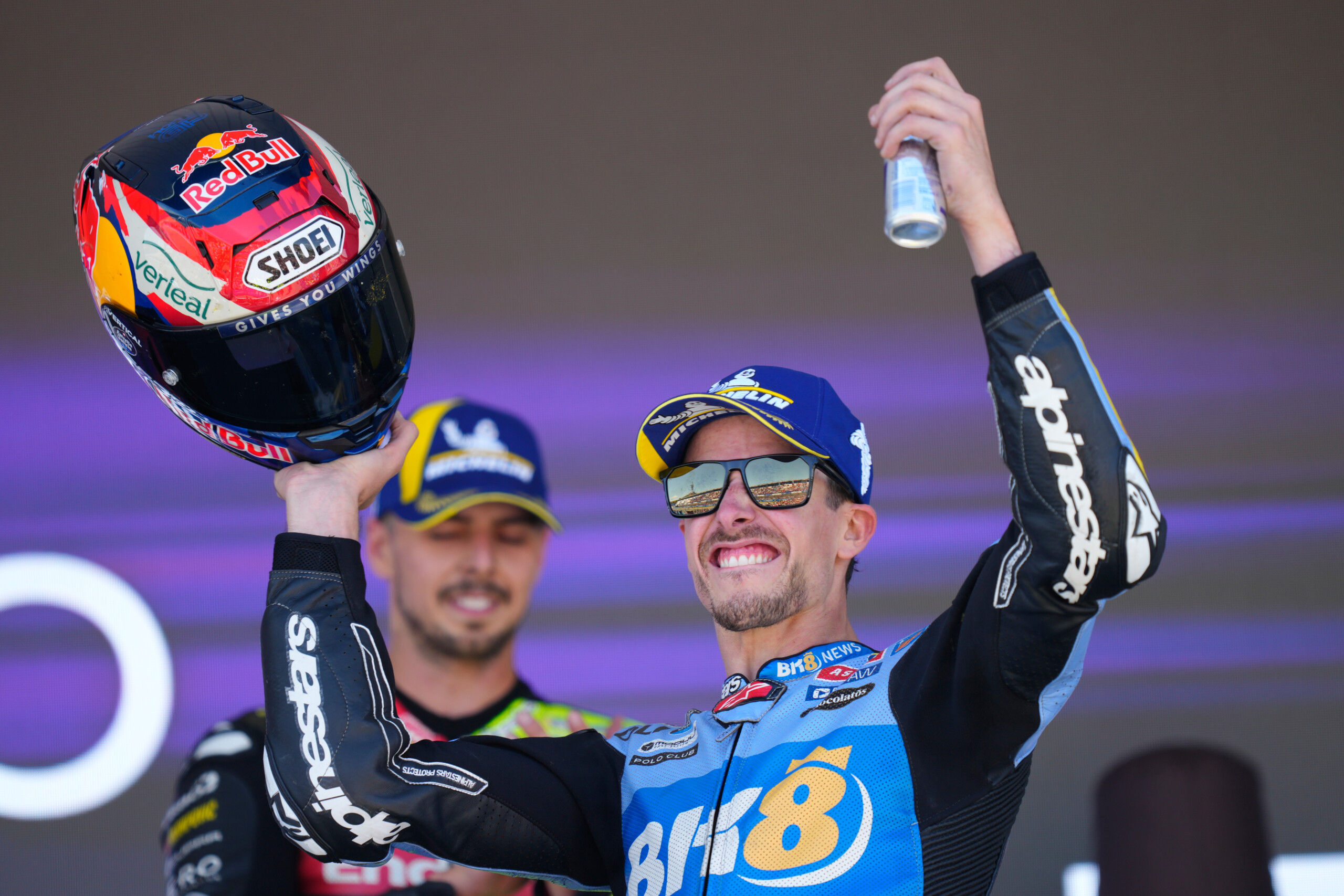 motogp catalan grand prix alex marquez wins the sprint race acosta and di giannantonio scaled