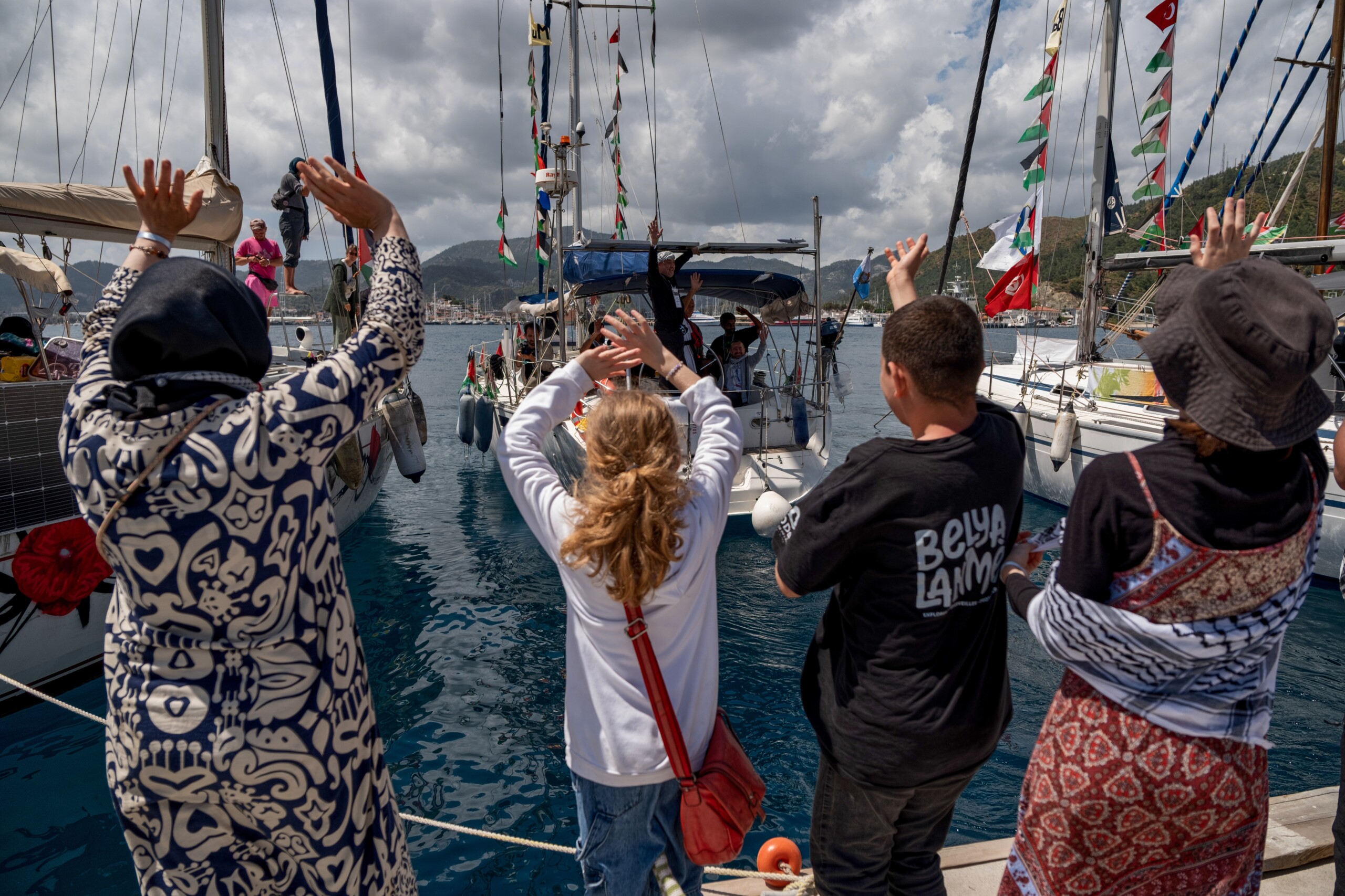 Flotilla activists: ‘Contact lost with a boat following Israeli intervention’ 1 flotilla activists contact lost with a boat following israeli intervention scaled
