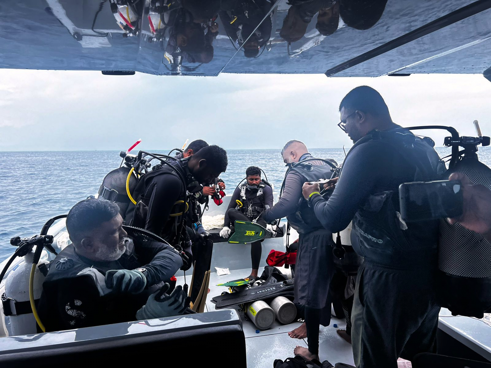 maldives italian gopro cameras and diving equipment recovered