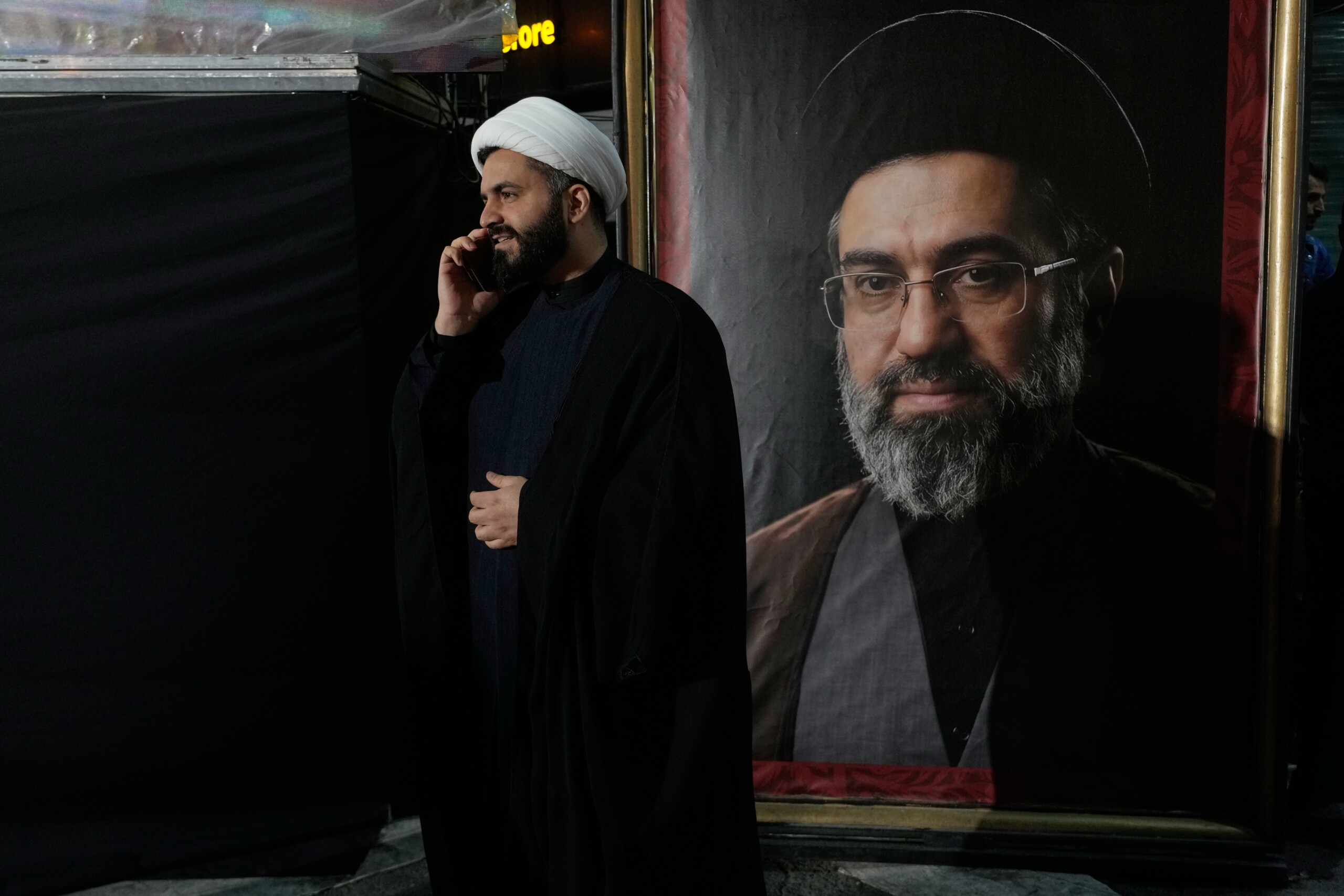 iran khamenei at a secret location communication is difficult scaled