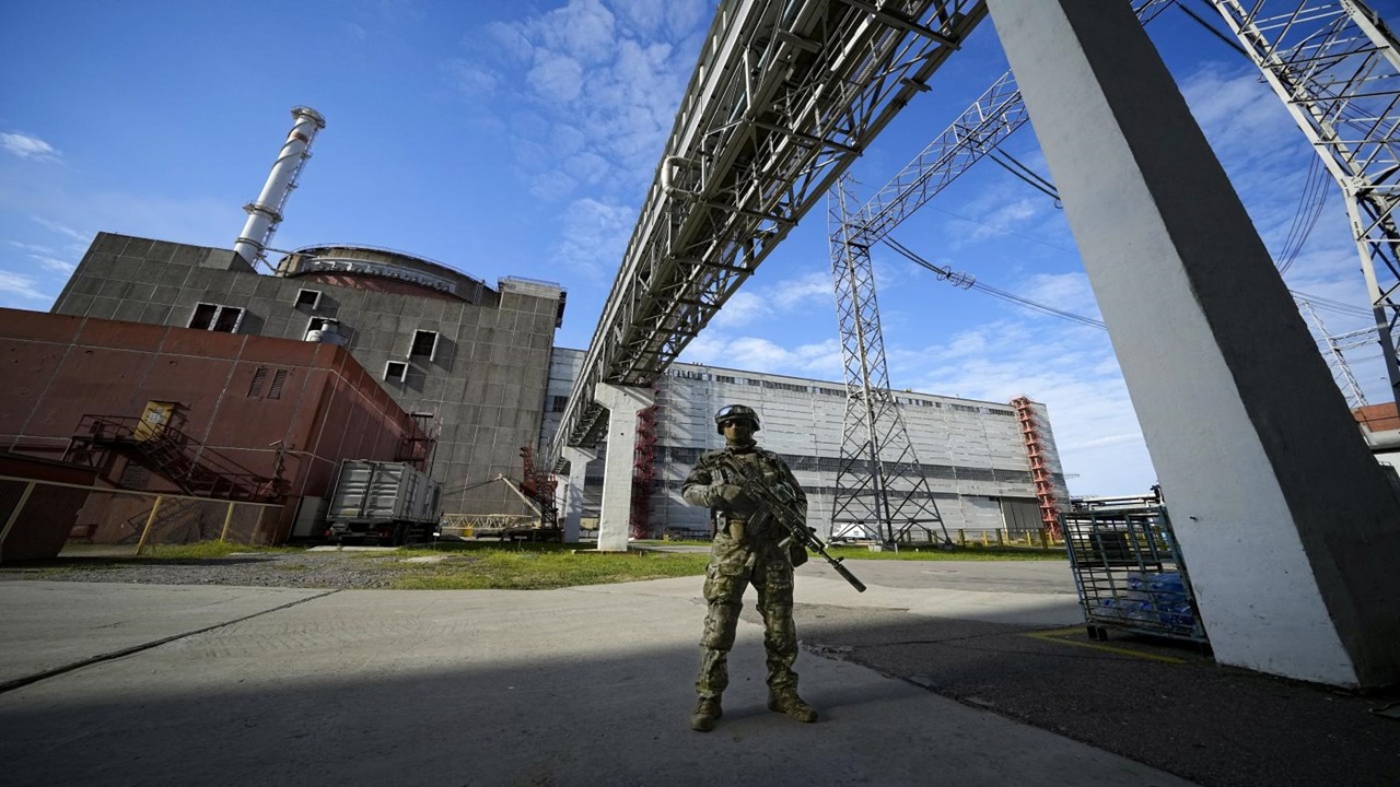 ukraine russia kiev drone struck zaporizhzhia power plant it was a targeted attack