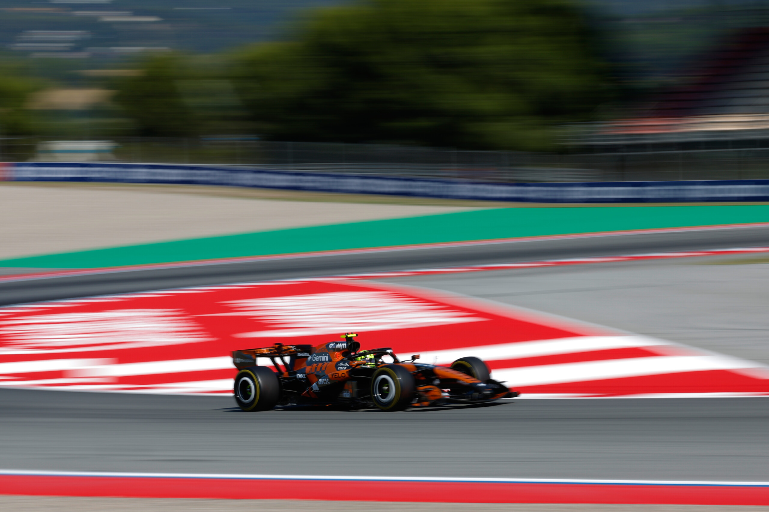 f1 catalan grand prix norris tops second free practice session leclerc fourth scaled